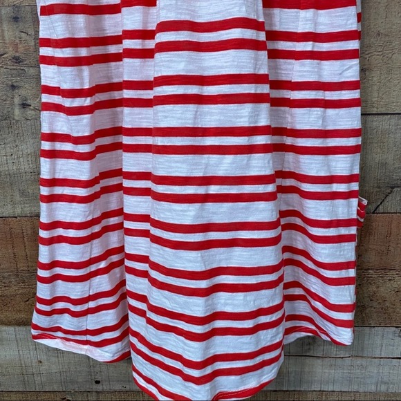 Meadow Rue Marin Striped Top Red & White Size Large - Picture 11 of 13